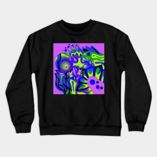 sky knight alien ecopop Crewneck Sweatshirt